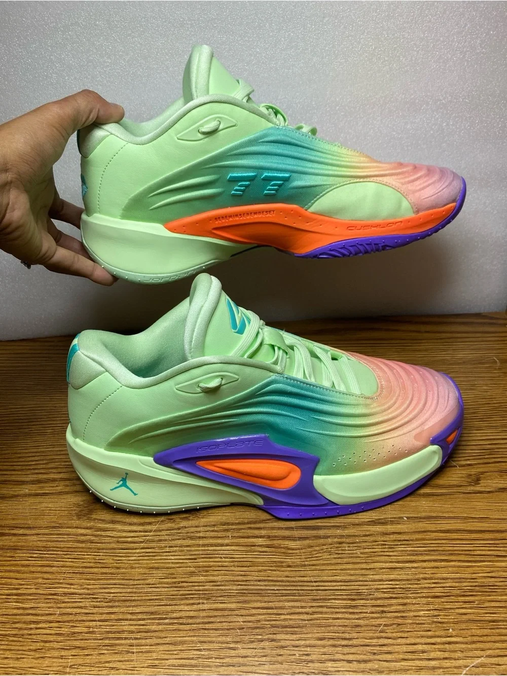 Jordan Luka 3 Blurred Vision Vapor Green Hyper Jade HQ4255-300 Men’s Size 11.5